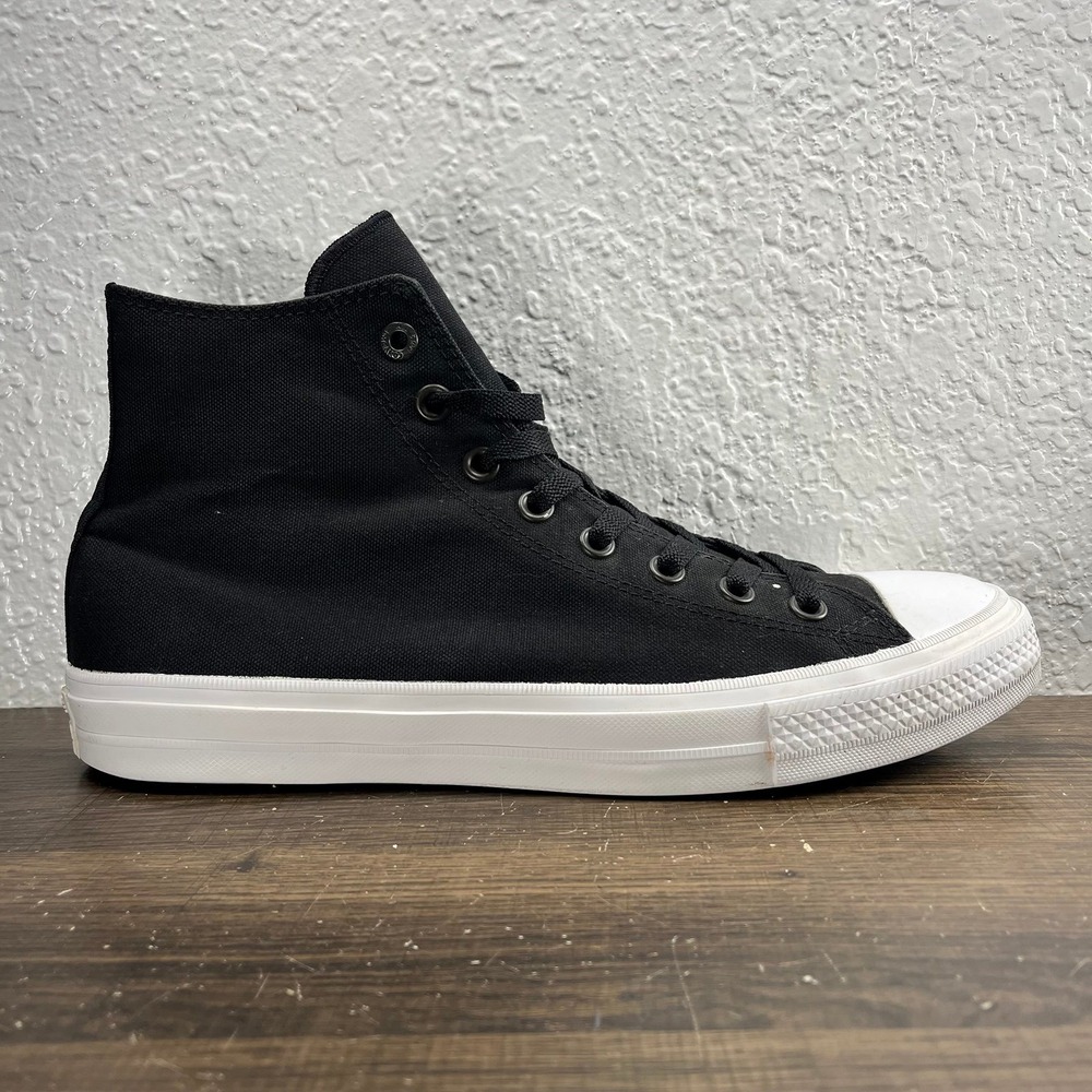 Converse Chuck Taylor All Star 2 Hi Unisex Black Shoes - M 10 - W 12